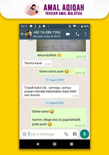 TESTIMONI AMAL AQIQAH YAYASAN AMAL MALAYSIA RM480 B-min