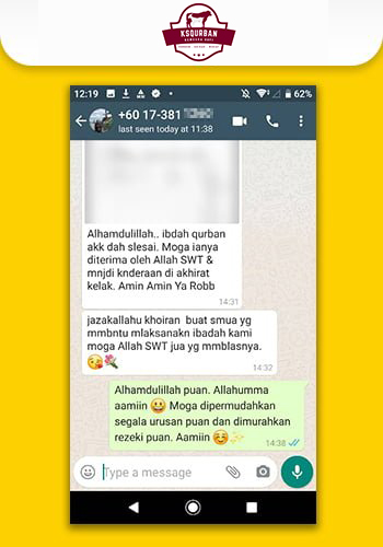 TESTIMONI AMALQURBAN